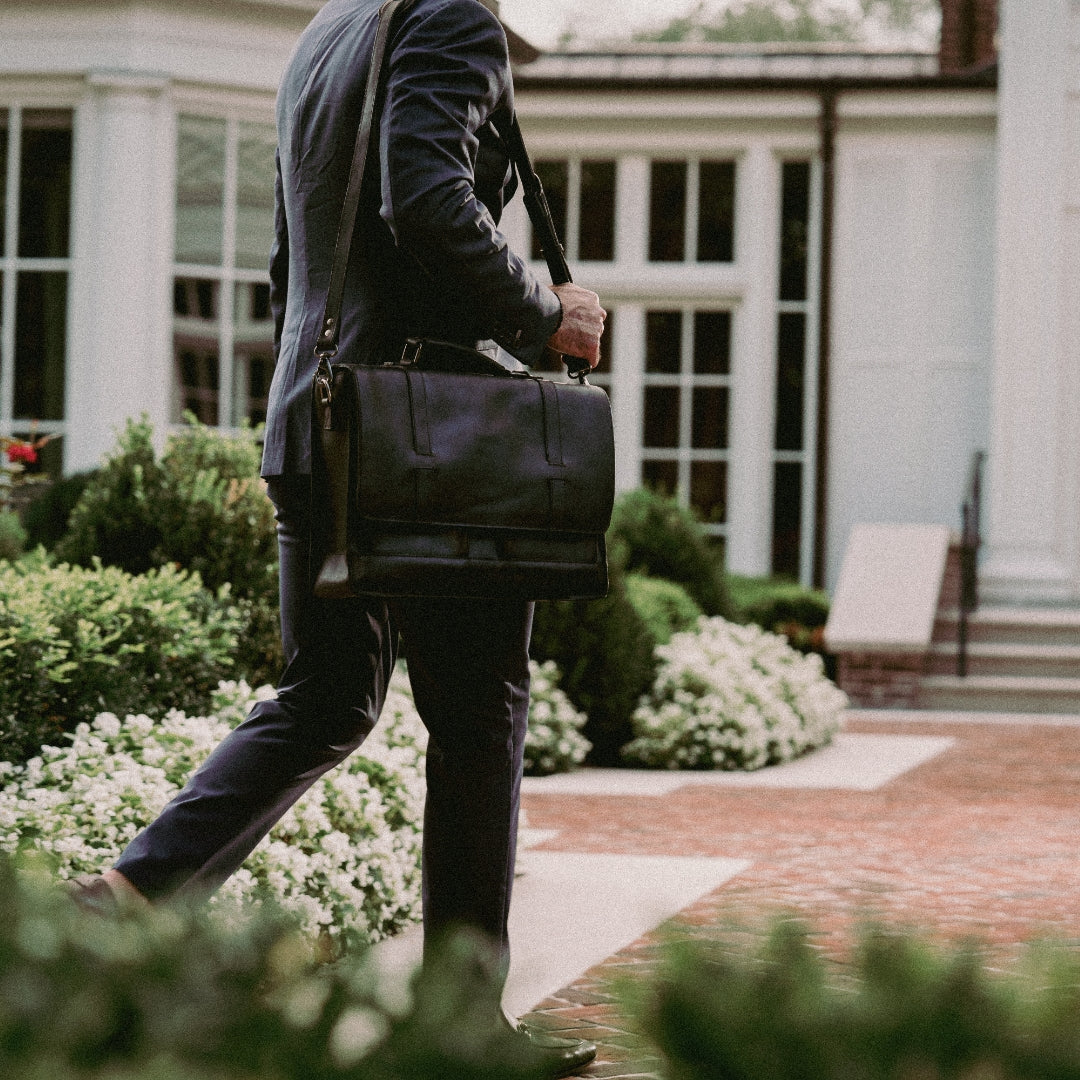 Limited Edition Jefferson Leather Messenger Bag